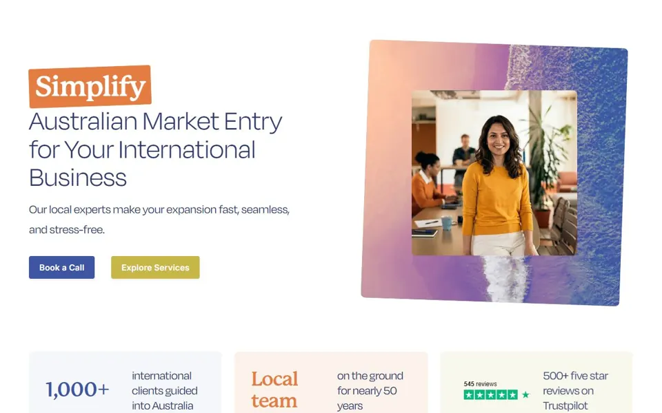 ABN Australia website screenshot