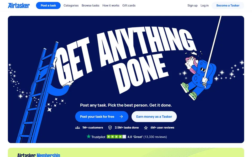 Airtasker website screenshot