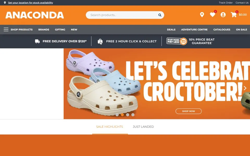 Anaconda website screenshot