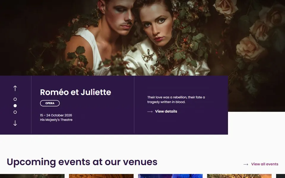 Arts and Culture Trust WA website screenshot