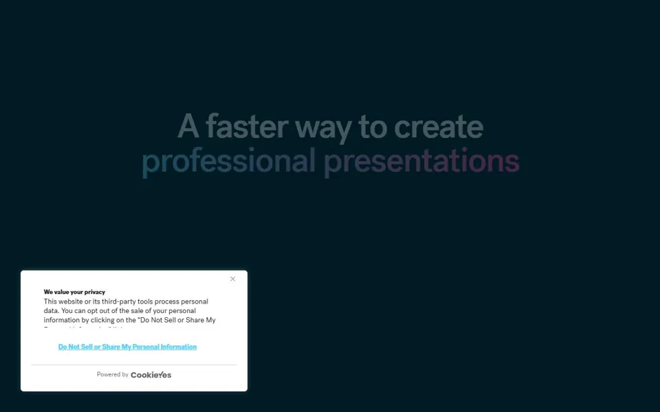 Beautiful.ai website screenshot
