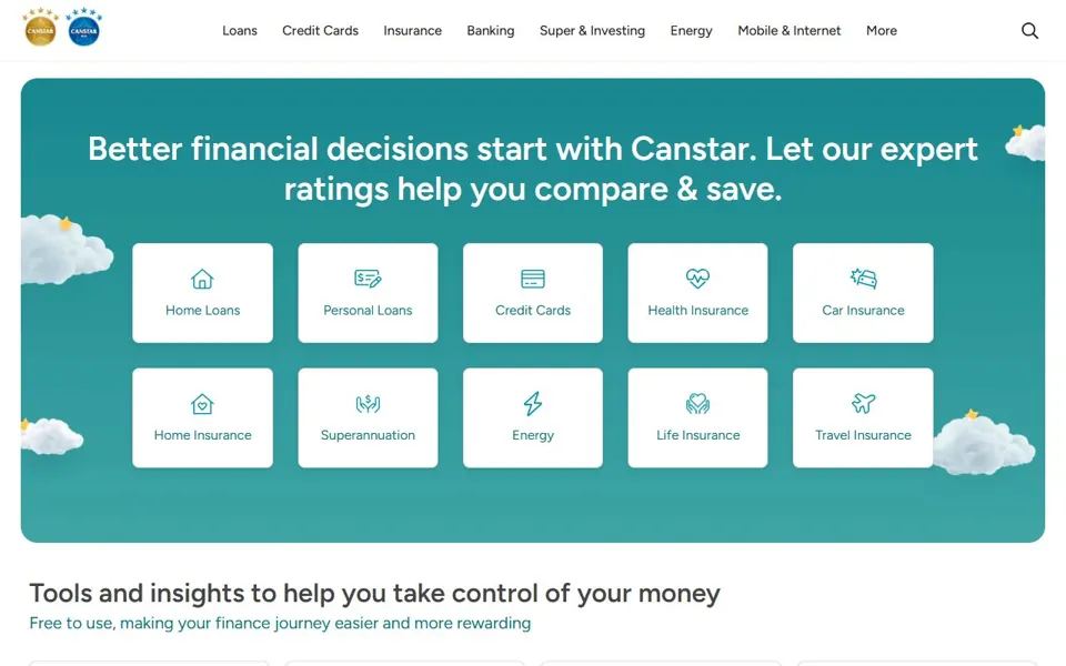 Canstar website screenshot