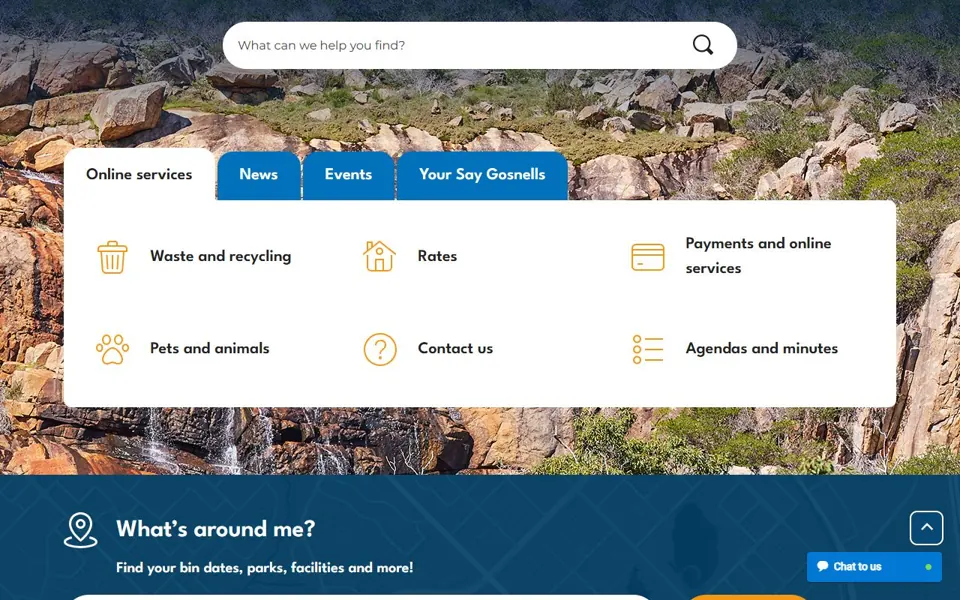 City of Gosnells website screenshot