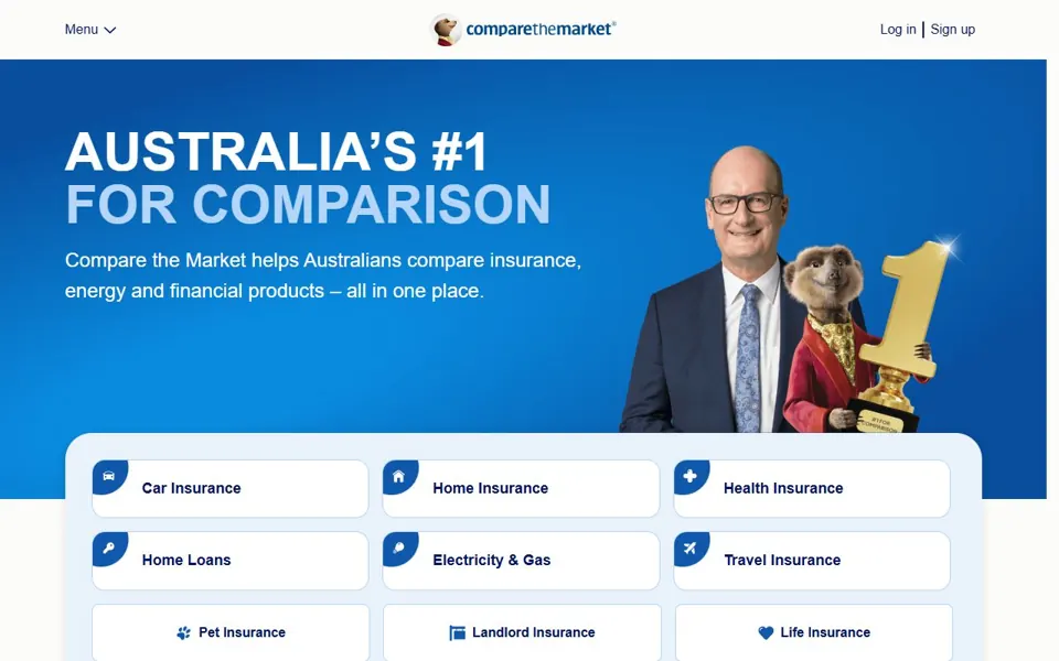Compare the Market website screenshot
