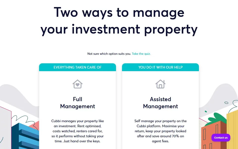 Cubbi website screenshot