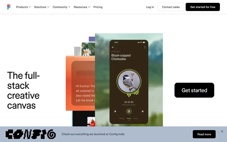 Figma website screenshot