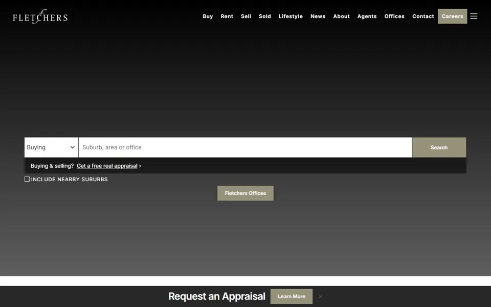 Fletchers website screenshot