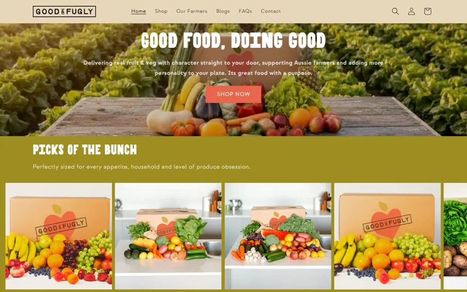 Good & Fugly website screenshot