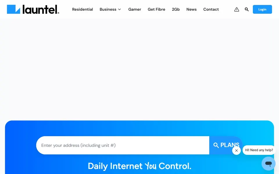 Launtel website screenshot
