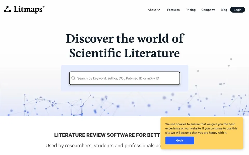 Litmaps website screenshot