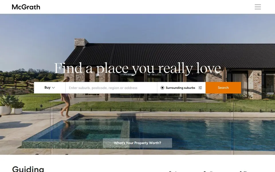 McGrath website screenshot