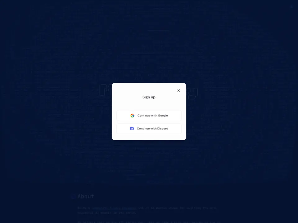 Midjourney website screenshot