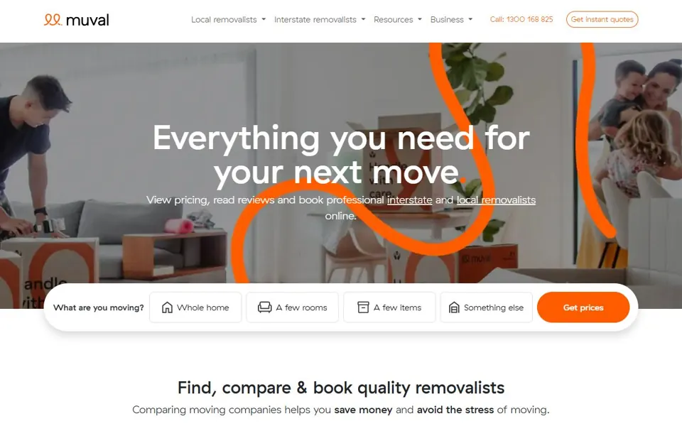 Muval website screenshot