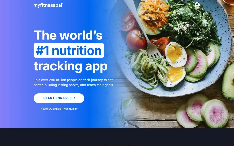 MyFitnessPal website screenshot