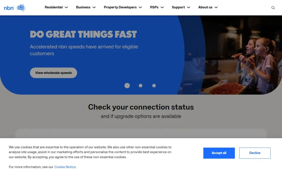 nbn website screenshot