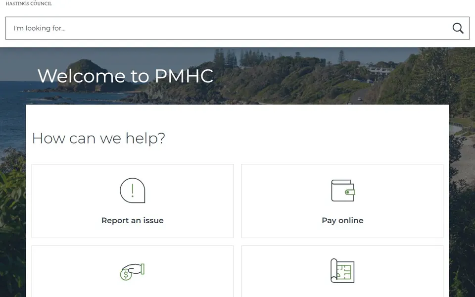 Port Macquarie-Hastings Council website screenshot