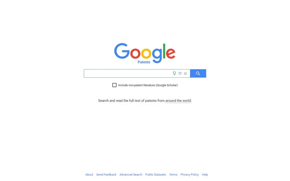 Google Patents website screenshot