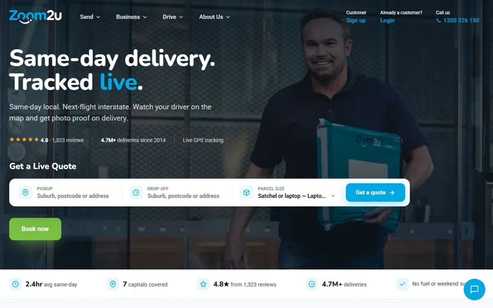 Zoom2u website screenshot