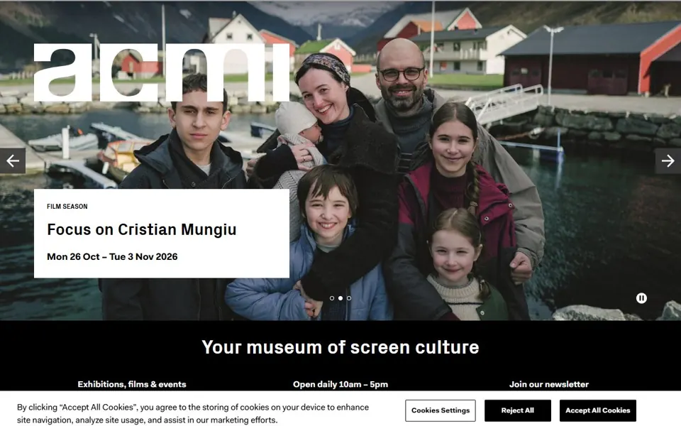 ACMI website screenshot
