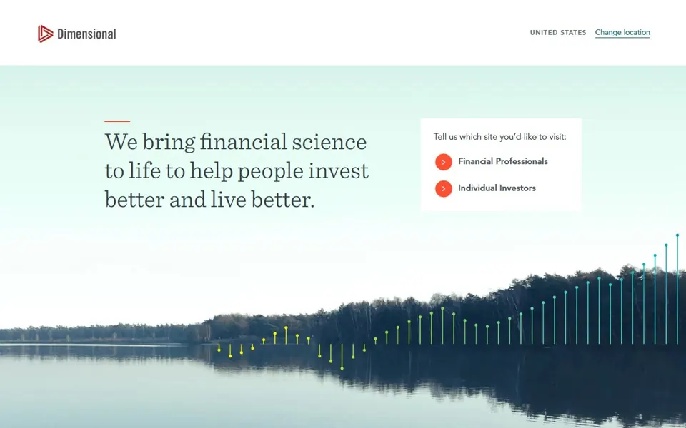 Dimensional Australia website screenshot