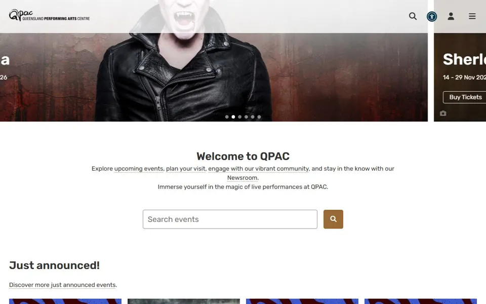 QPAC website screenshot