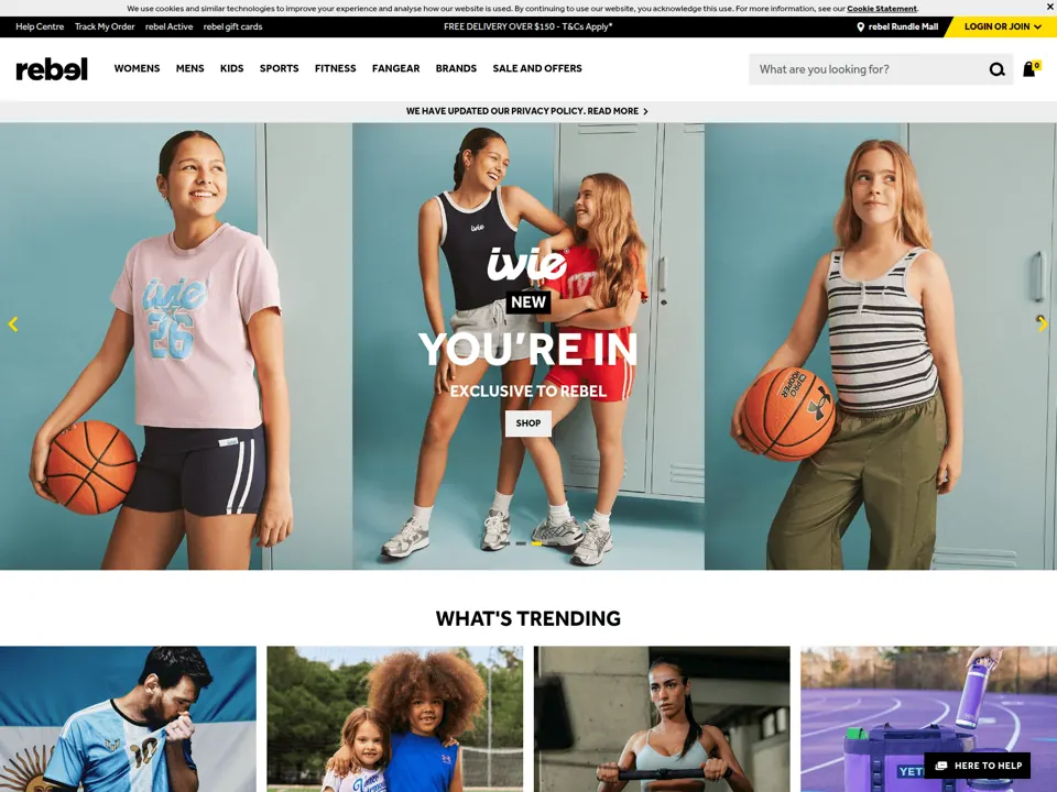 rebel website screenshot