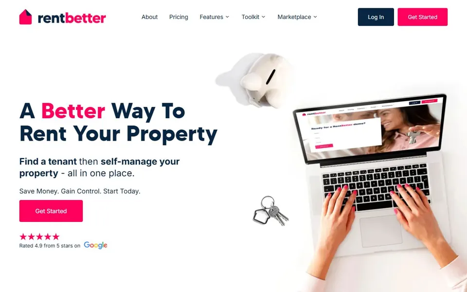 RentBetter website screenshot