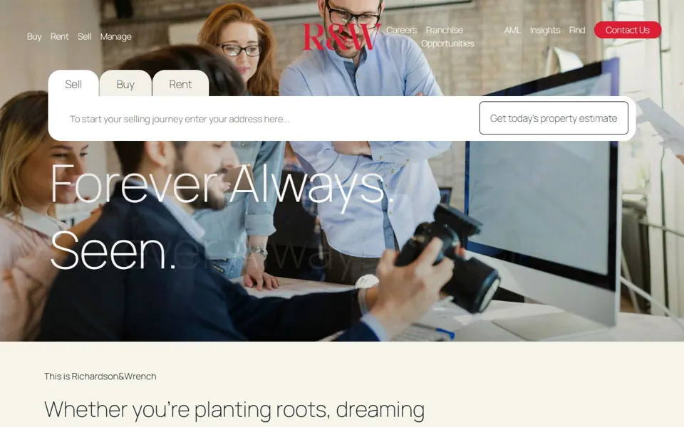 Richardson & Wrench website screenshot