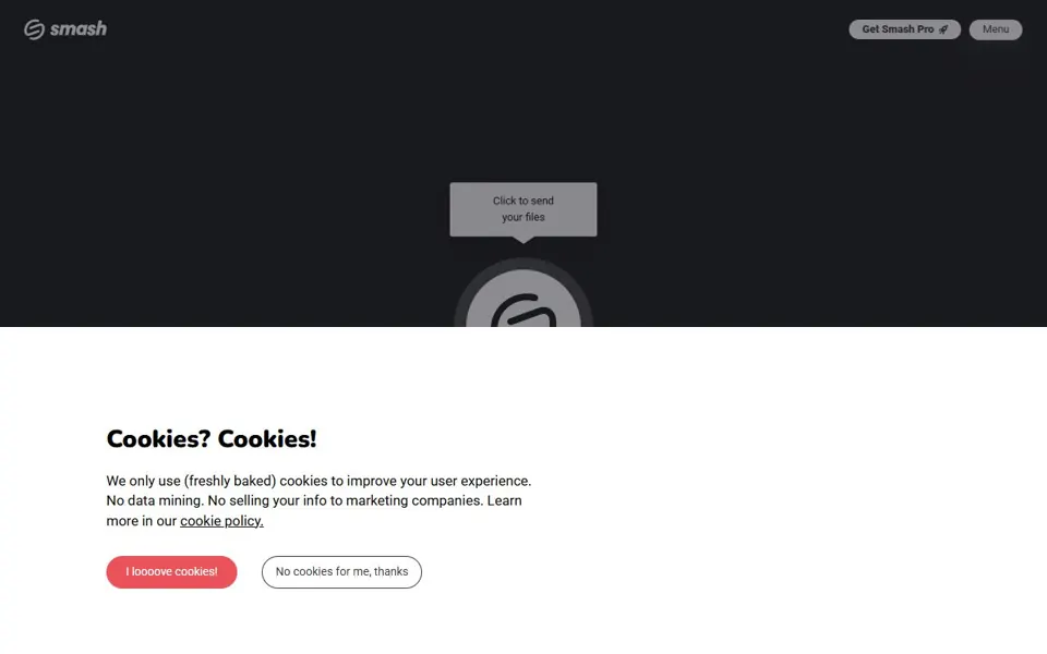 Smash website screenshot
