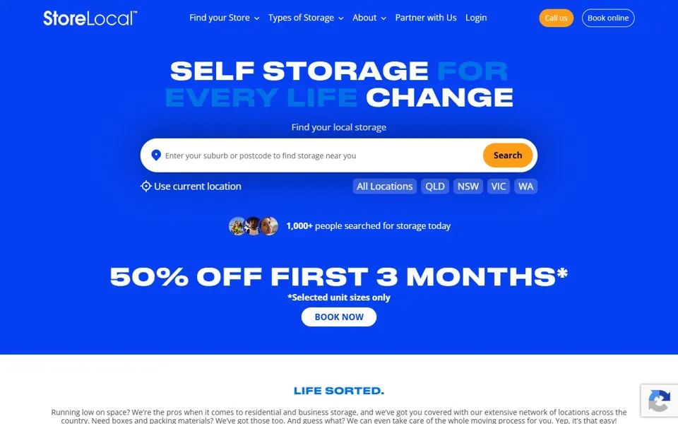StoreLocal website screenshot