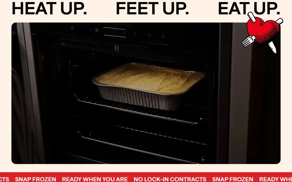 The Dinner Ladies website screenshot