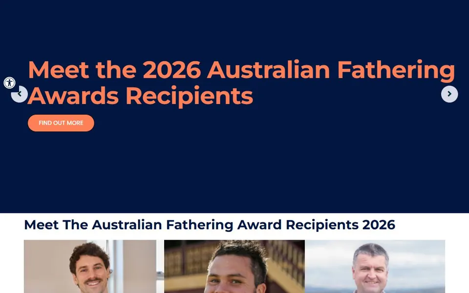The Fathering Project website screenshot