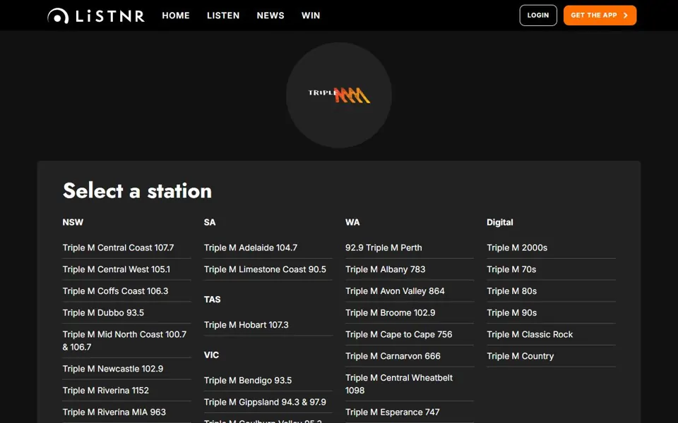 Triple M website screenshot